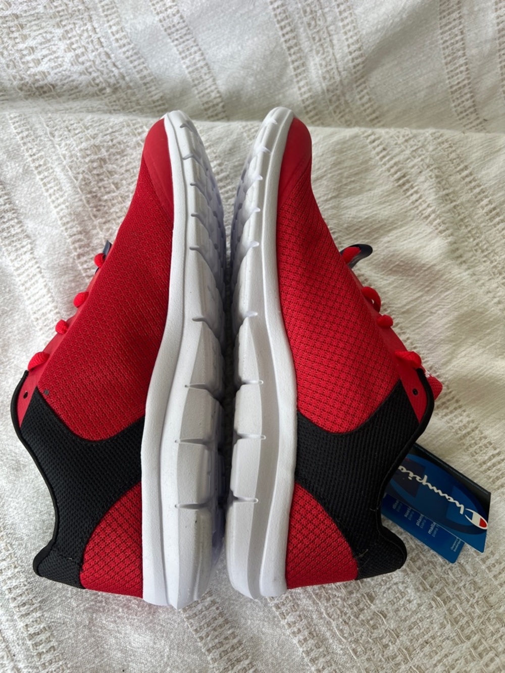 NWT Champion Men’s Red and Black Lightweight Running Shoes - Picture 7 of 8